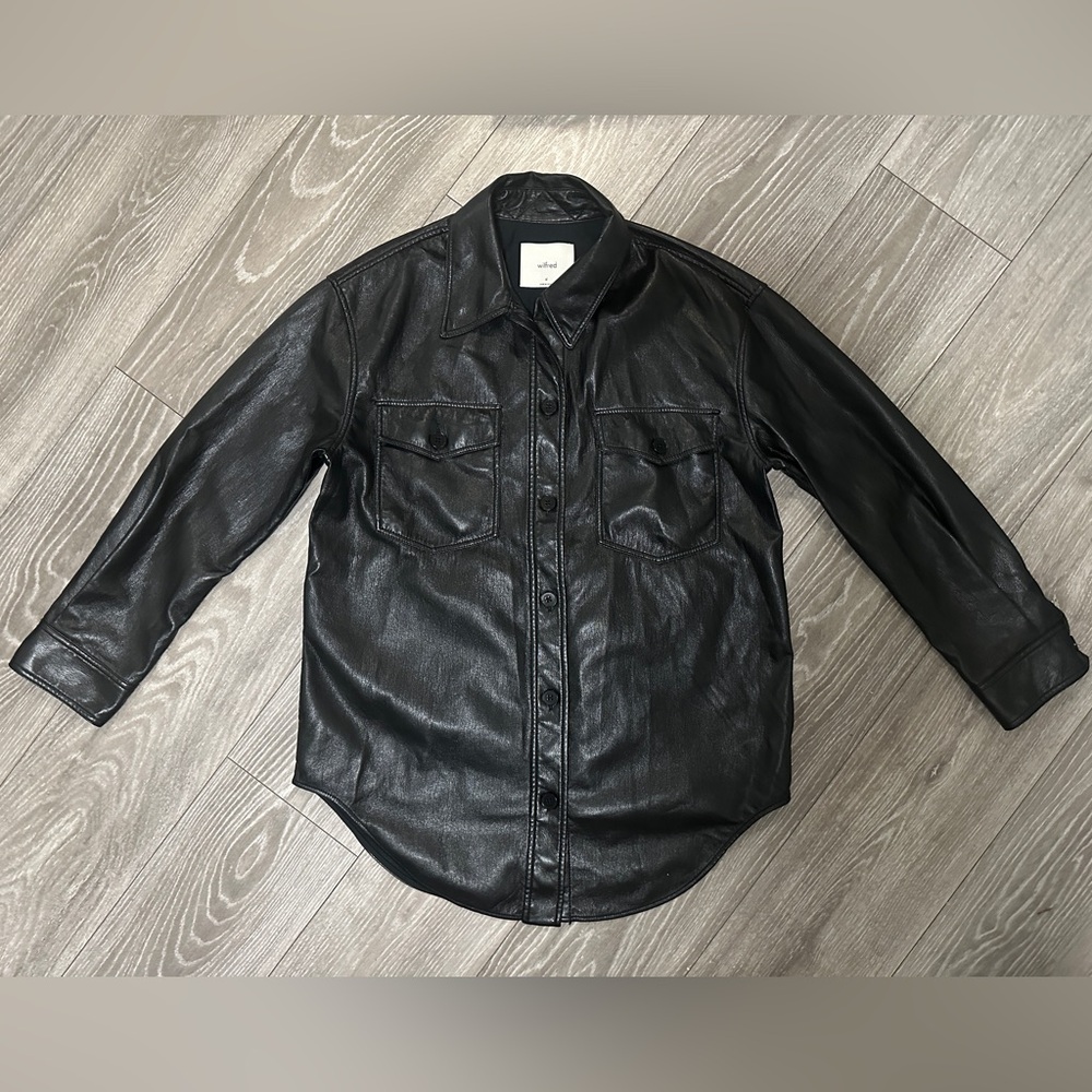 Wilfred - The Ganna Shirt Jacket || Black